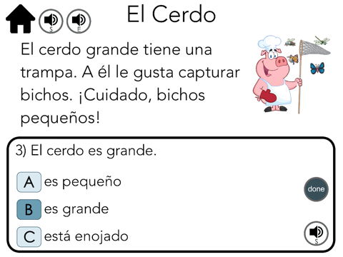 Spanish Guided Reading Level 2 screenshot 3