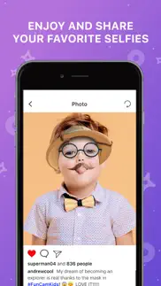 funcam kids: ar selfie filters iphone screenshot 3