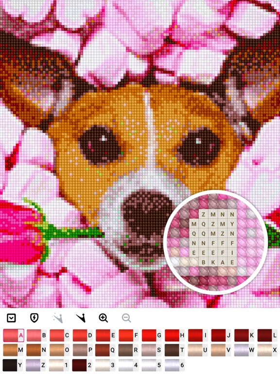 Cross stitch : Color by Letterのおすすめ画像4