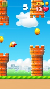 Flying Bird: jump! Fly & Fall screenshot
