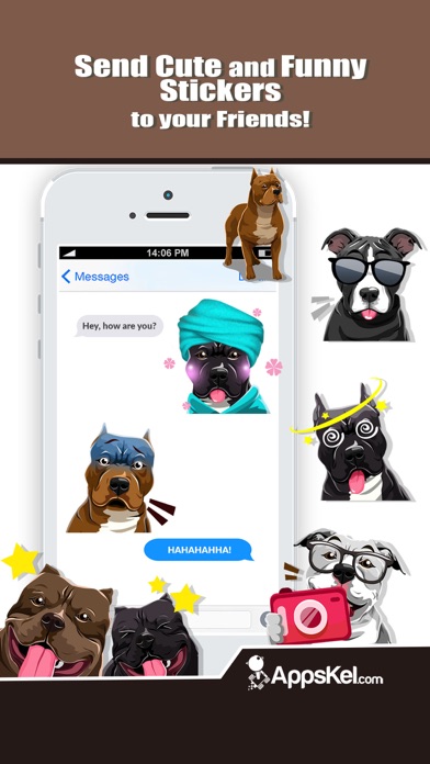 Pit Bull Dogs Emoji Stickers Screenshot 4 - AppWisp.com Pit Bull Dogs Emoji Stickers Screenshot 4 - AppWisp.com