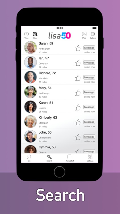 Lisa50 - Over 50 Dating App