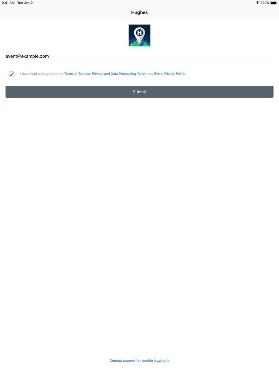 iPad screenshot