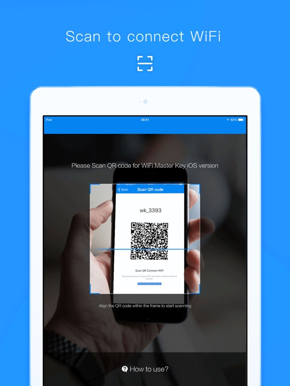 WiFi自動接続 - WiFiパスワードを自動的に取得する iPad screenshot