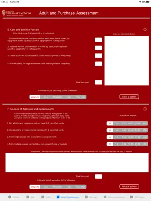 Johne's Risk Assessor screenshot 4