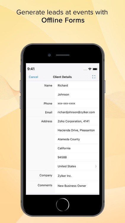 Mobile Forms App - Zoho Forms