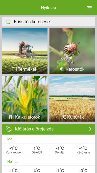 Screenshot #1 pour GazdaInfo Bayer Termékkat.