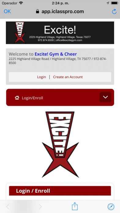 Screenshot #3 pour Excite! Gym & Cheer