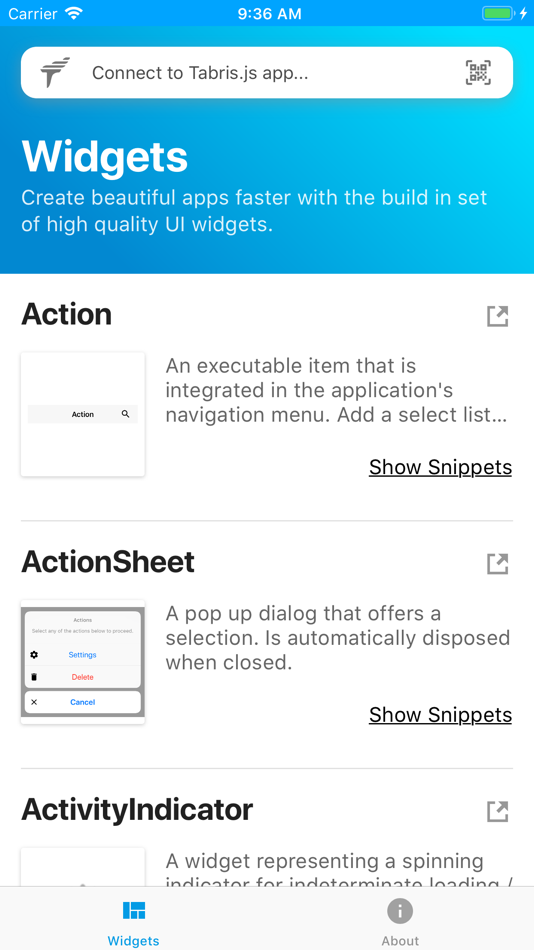 #3. Tabris.js (iOS) โดย: Innoopract Informationssysteme GmbH
