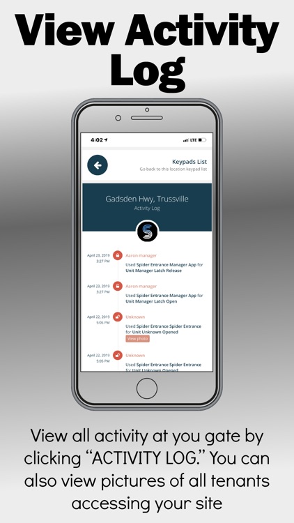 SpiderENTRY Management App screenshot-4