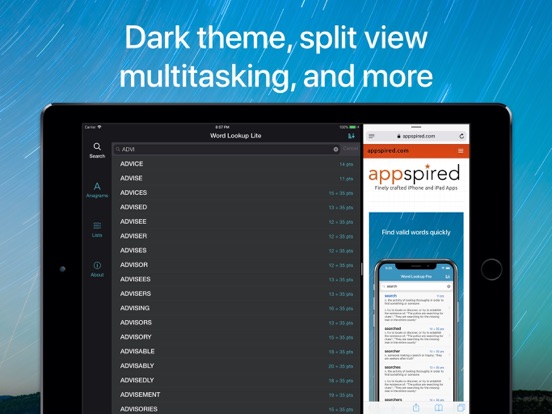 Word Lookup Lite iPad screenshot 5 - Games app