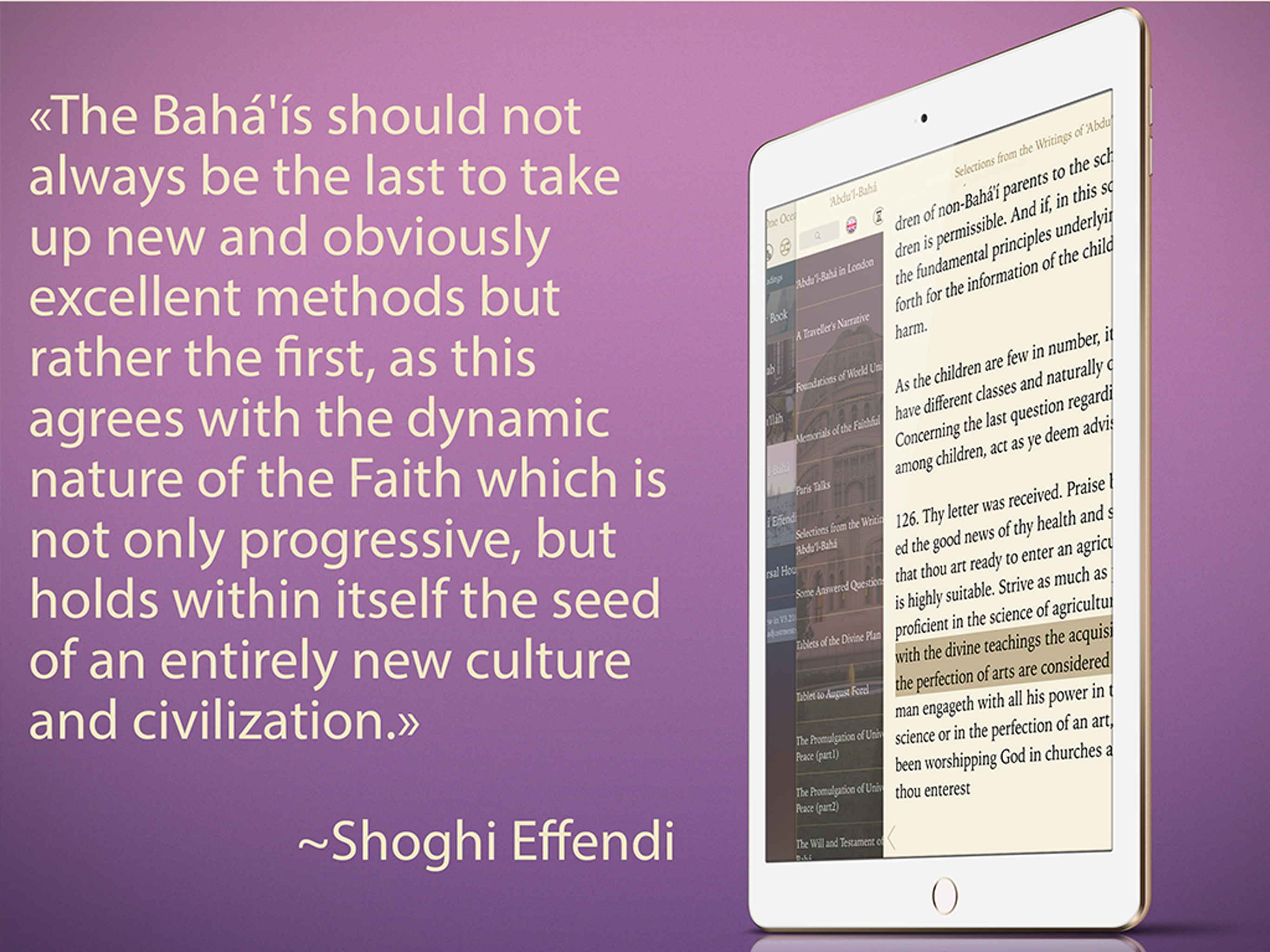 Baha'i Library - One Ocean 4.0