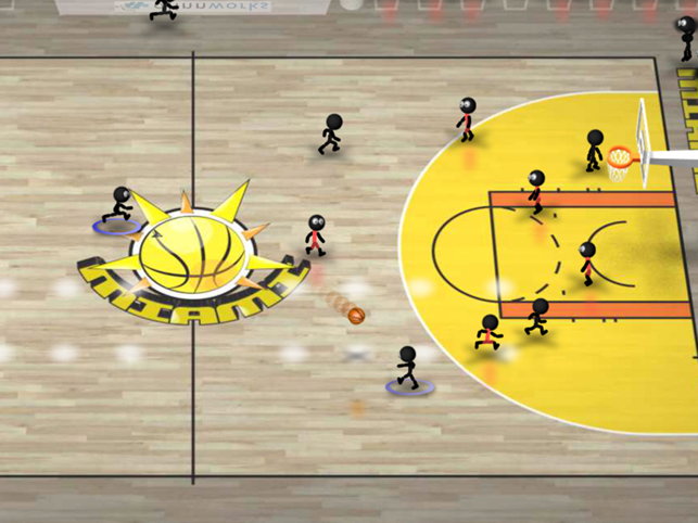 ‎Stickman Basketball Screenshot