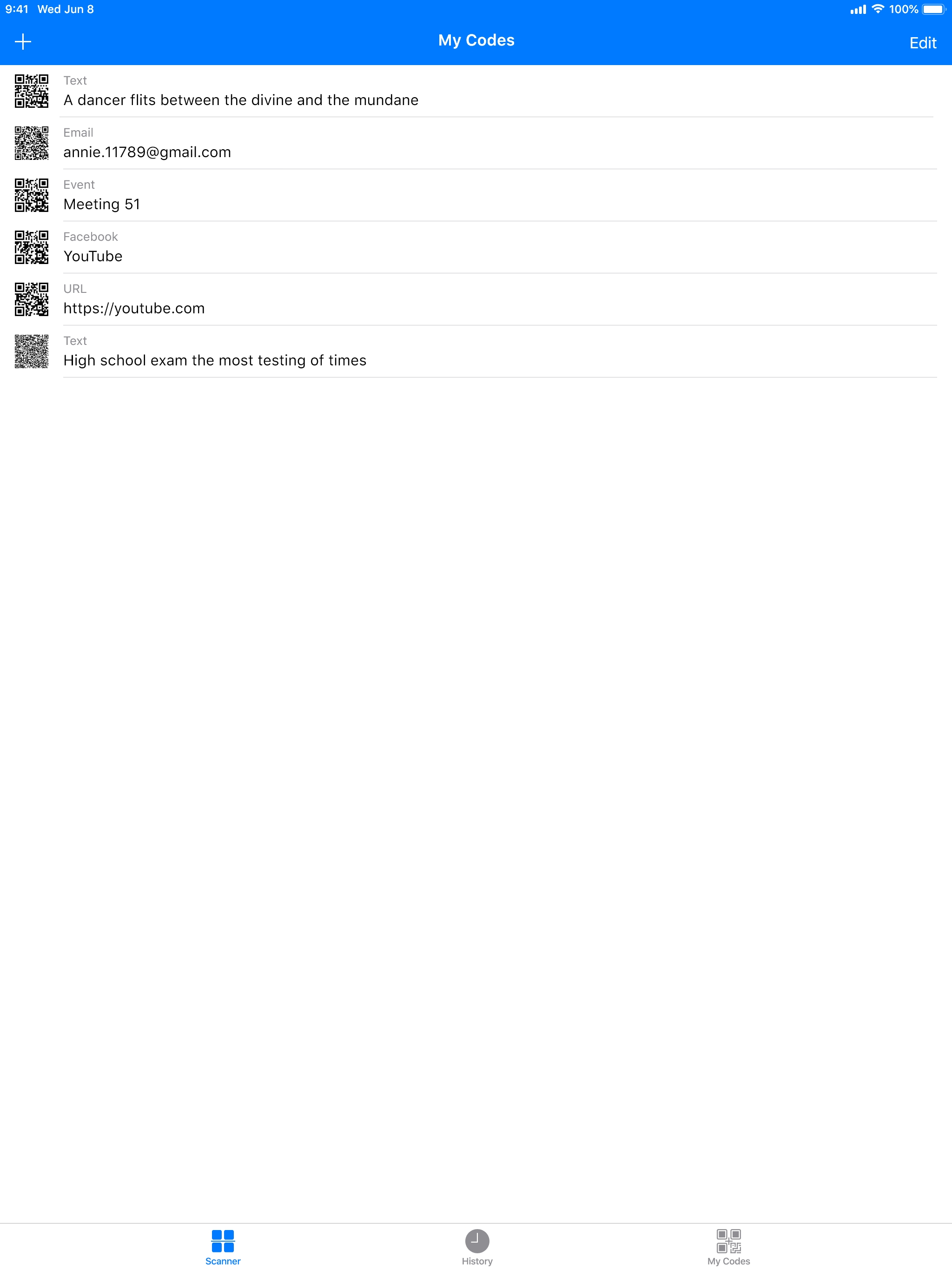 Barcode: QR code scanner screenshot 15