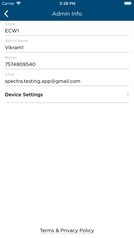 #8. Spectra BLE Admin (iOS) Podle: Spectra Technovision(India) Private Limited