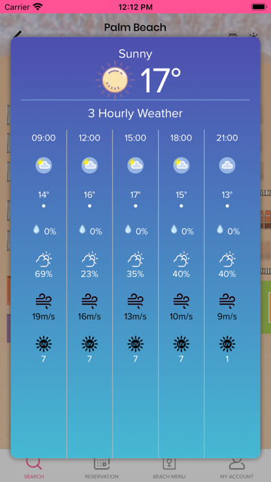 Smart Beach iPhone screenshot 5 - Travel app