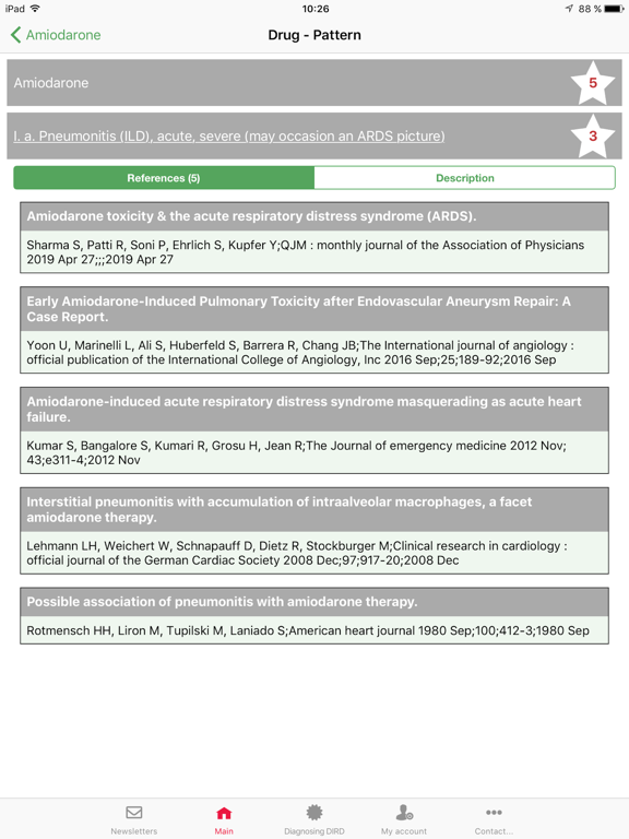 Pneumotox. iPad screenshot 5 - Medical app