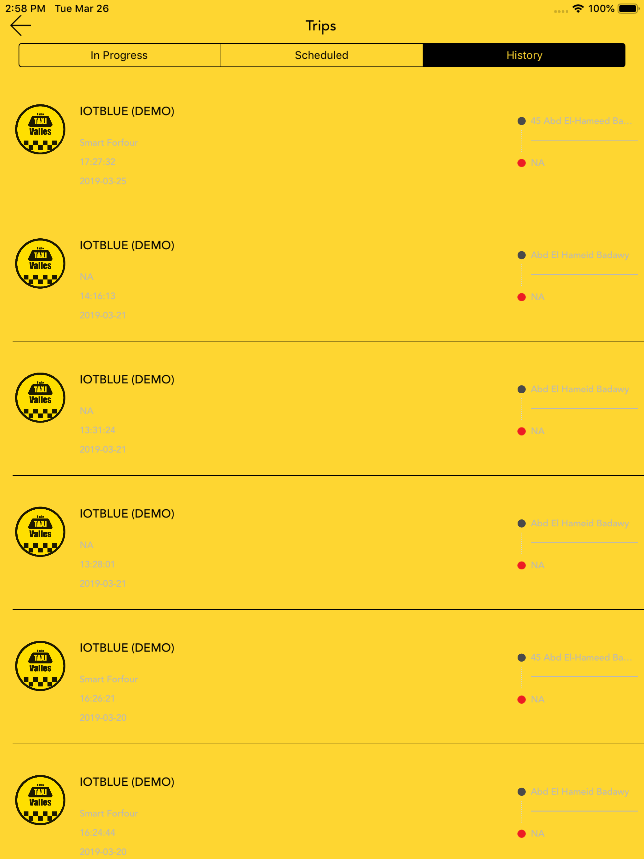 Taxi Valles