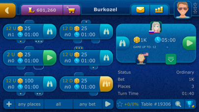 Online Bura LiveGames Screenshot