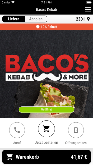 Screenshot #1 pour Baco's Kebab