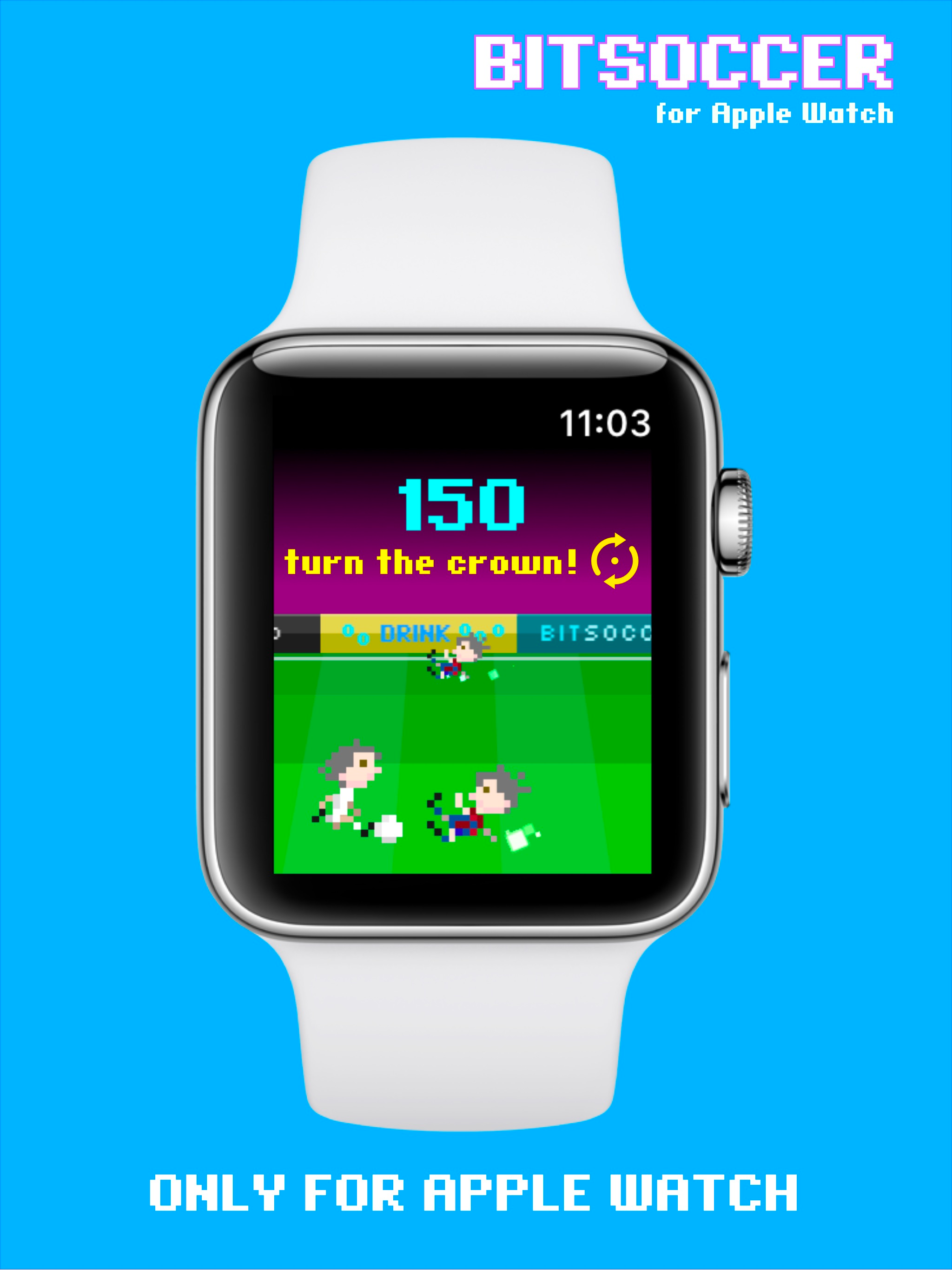 Bit Soccer arcade game screenshot 4