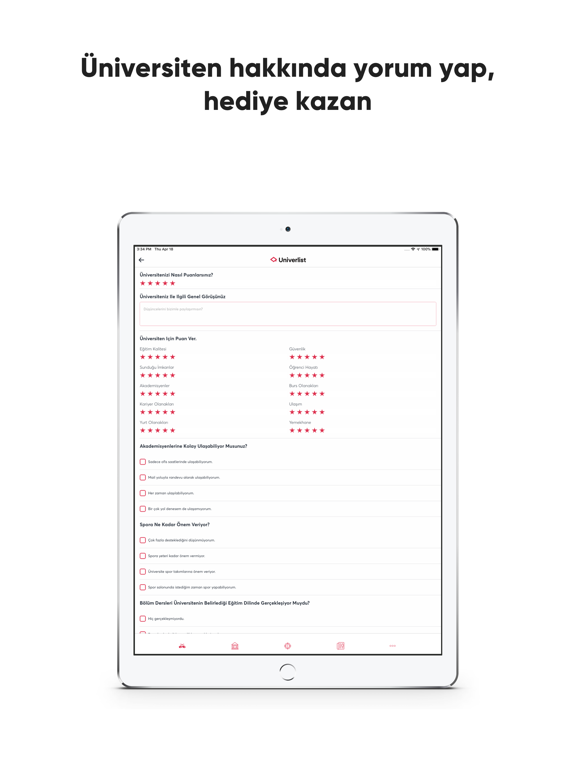 Screenshot #6 pour UniverList - Üniversite Tercih