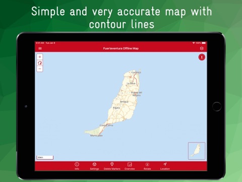 Fuerteventura Offline Map - náhled
