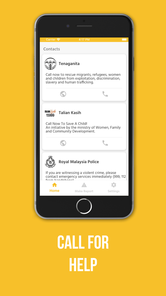 #3. Be My Protector (iOS) 由: CHANGE YOUR WORLD SDN BHD