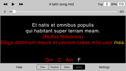 Sweet MIDI Player Screenshot