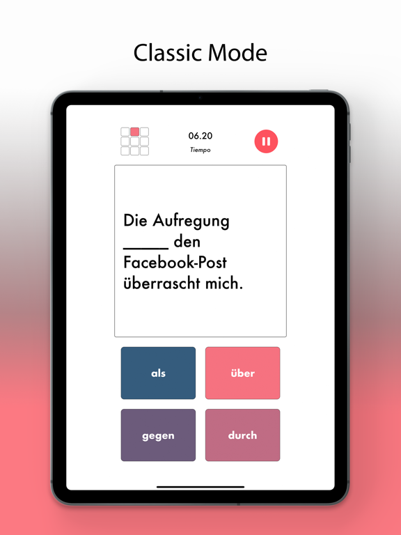 Nomen mit Präpositionen iPad screenshot 2 - Education app
