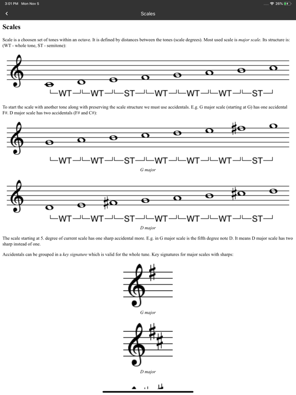 MyMusicTheory - music theory screenshot