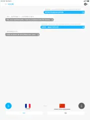 traduire la voix et le texte iPad Captures Décran 3