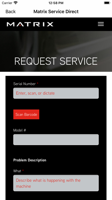 Screenshot #2 pour Matrix Service Direct - NA