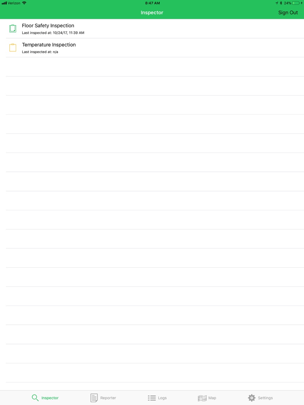iPad screenshot