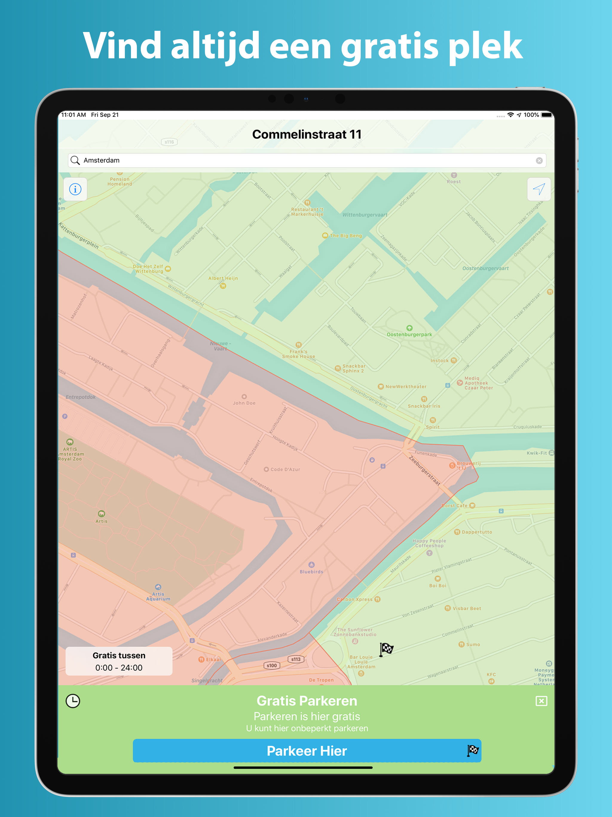Parky - Gratis Parkeren