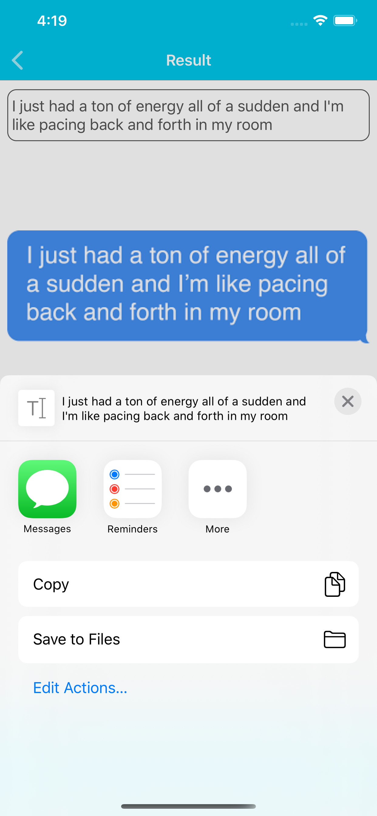 TextScanner - scan text