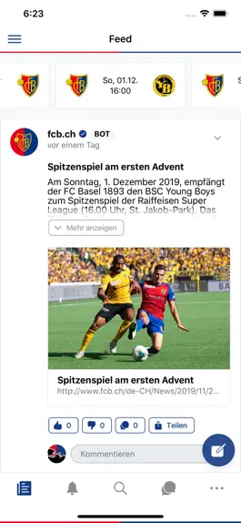 Game screenshot Rotblau – FC Basel App mod apk