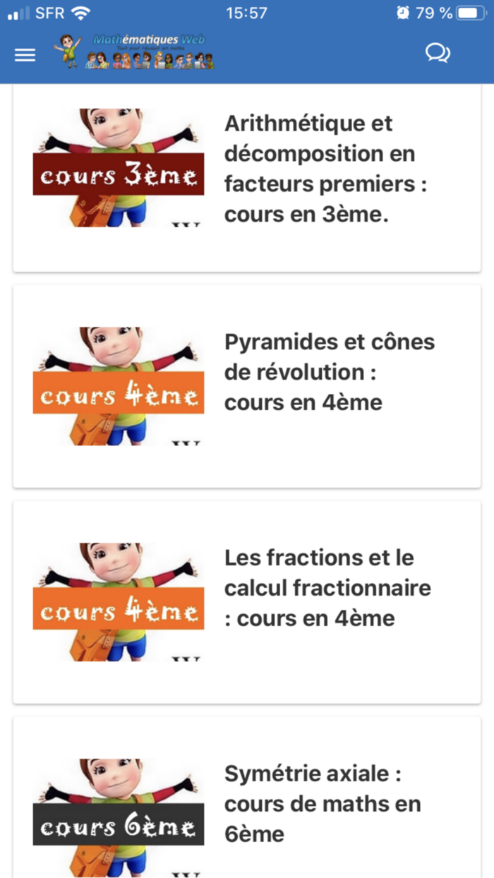 Mathématiques Web