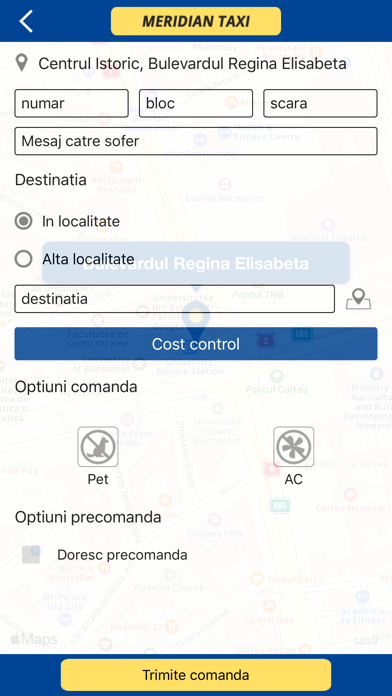 Screenshot #3 pour Meridian Taxi
