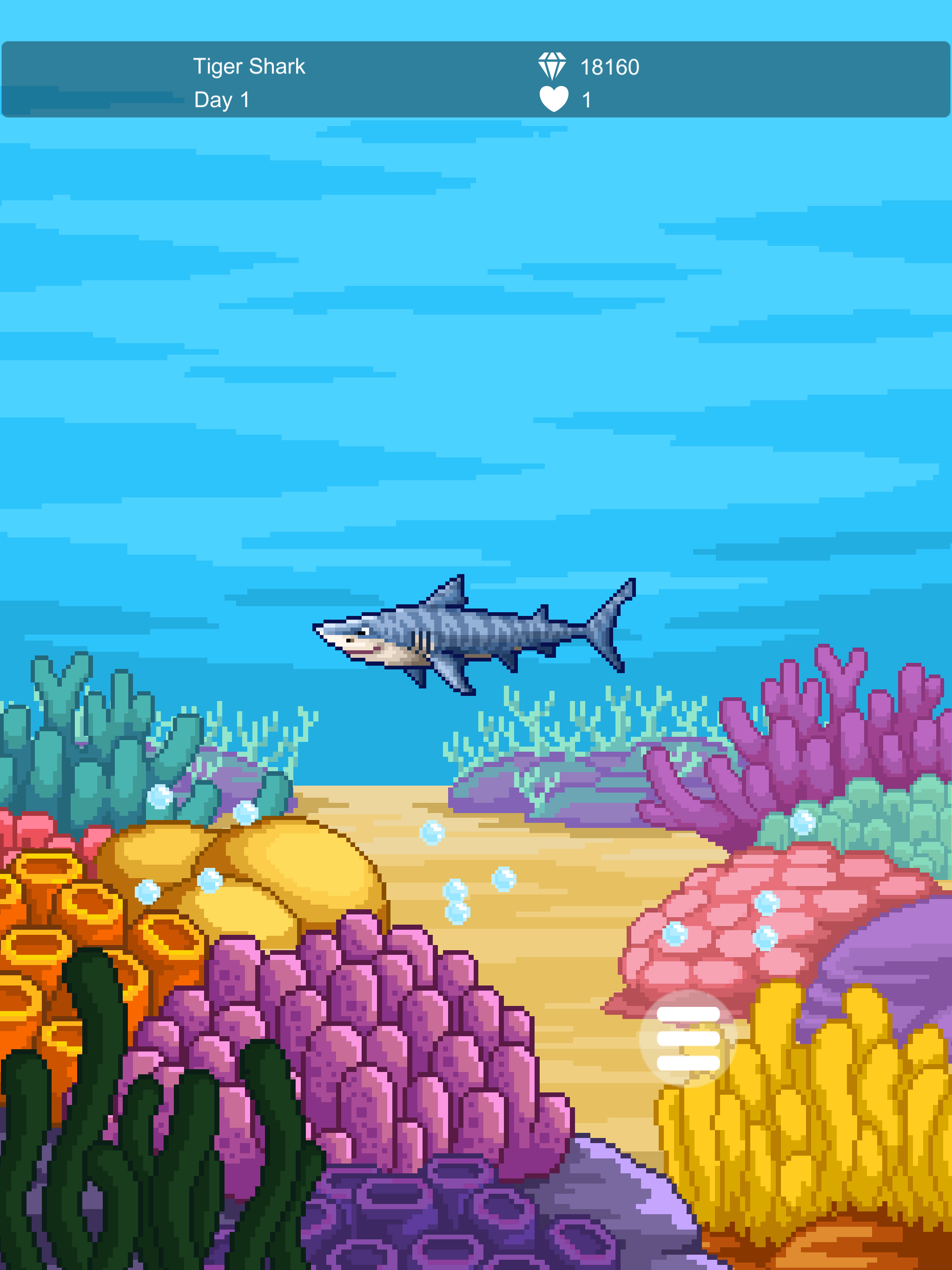 Shark -  Grow with a tap screenshot 9