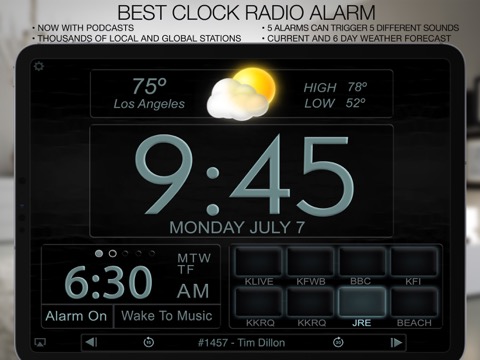 Best Clock Radio & Podcastのおすすめ画像1