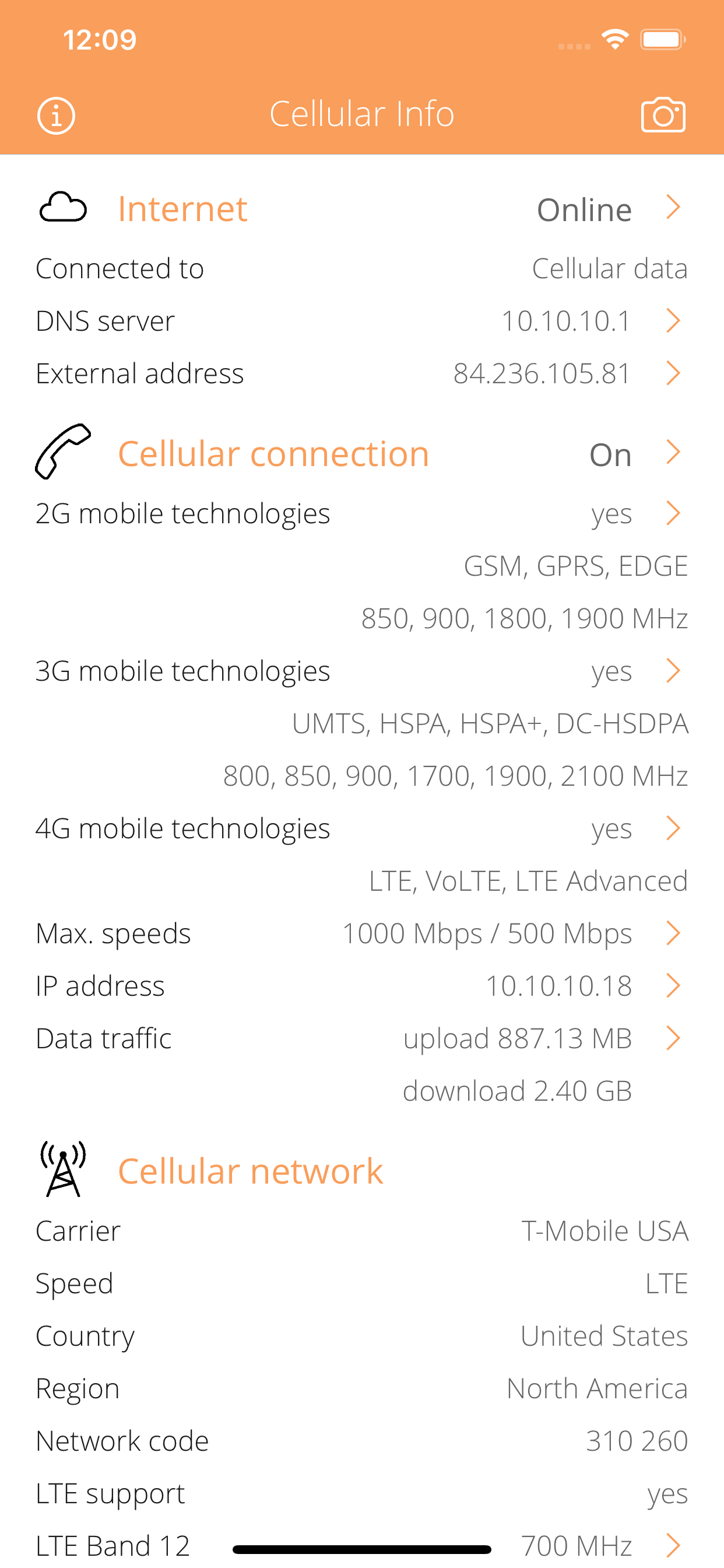 Cellular Info