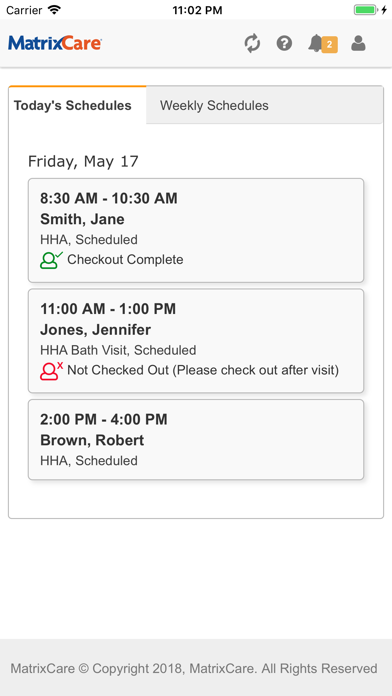MatrixCare for Home Care Screenshot