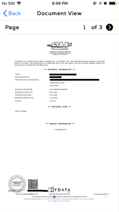 Screenshot #3 pour SSM DCTC QR READER