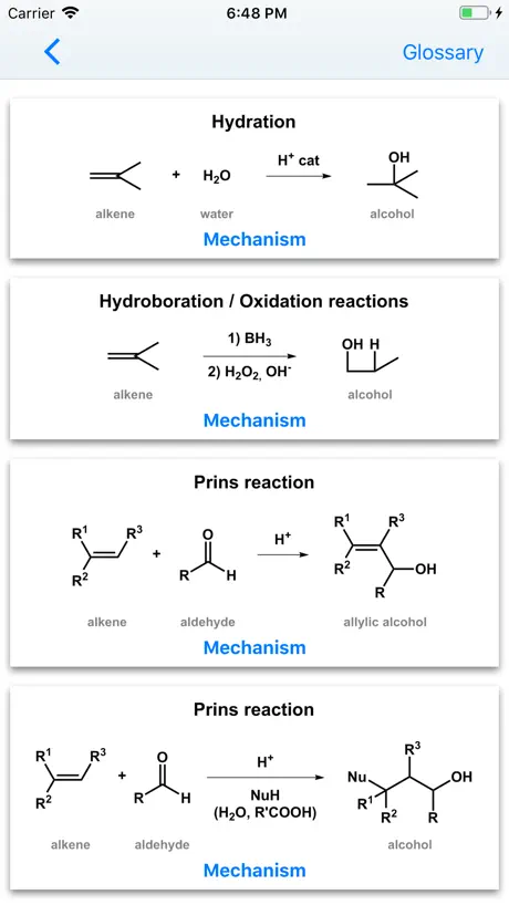 Organic Reactions