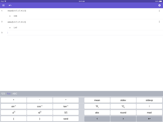 Screenshot #5 pour GeoGebra Calc Scientifique