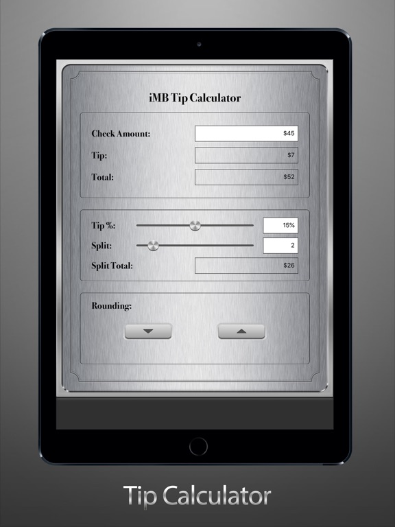 Screenshot #1 for Tip Calculator Plus+