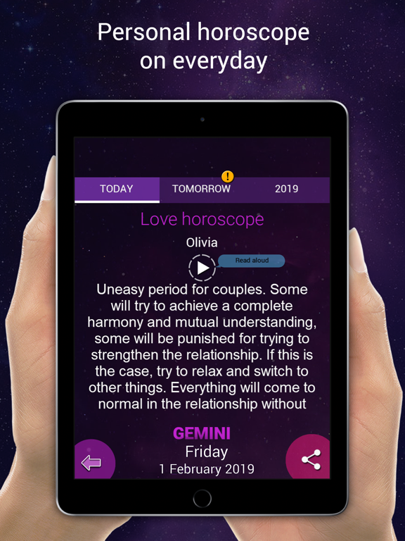 Horoscope Venus for women 2019 iPad screenshot 4 - Lifestyle app