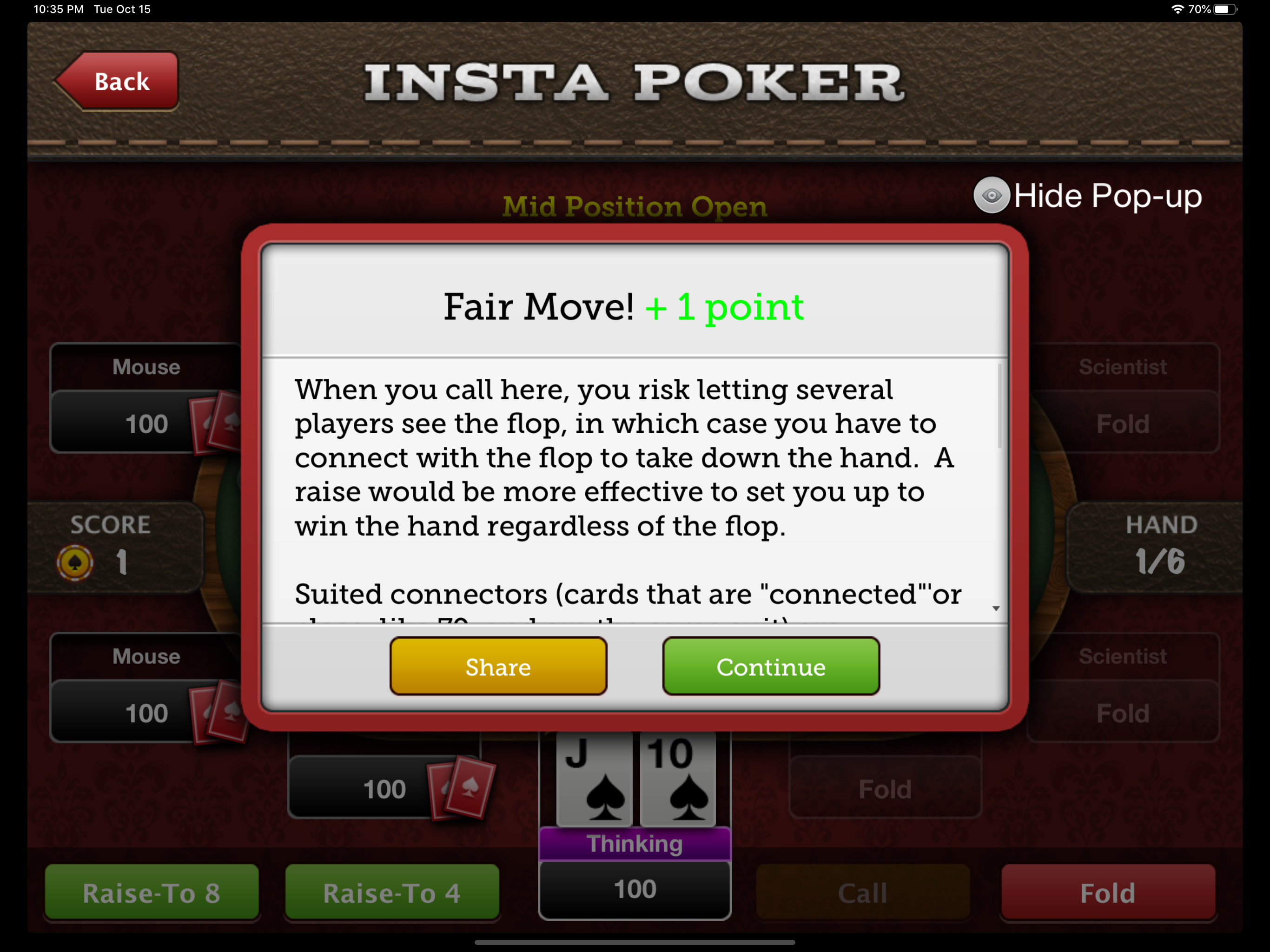 Insta Poker Coach Texas Holdem