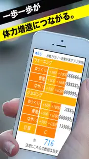 歩数カロリー消費計算アプリ iphone screenshot 1